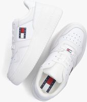 Witte TOMMY JEANS Lage sneakers TOMMY JEANS RETRO BASKET FLATF - medium