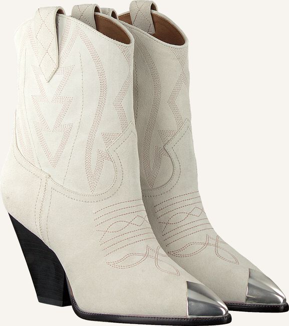 Witte LOLA CRUZ Enkellaarsjes 293T10BK Witte LOLA CRUZ Enkellaarsjes 293T10BK - large
