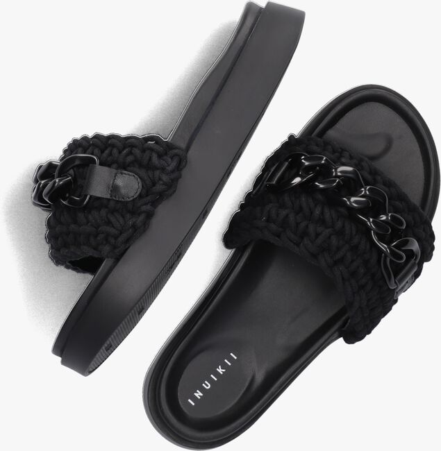 Zwarte INUIKII Slippers WOVEN CHAIN - large
