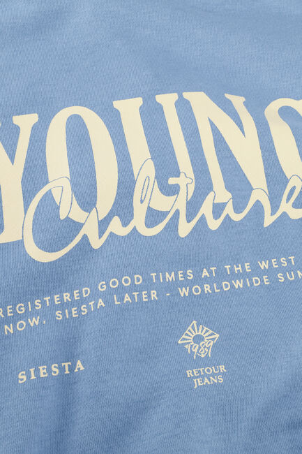 Blauwe RETOUR Sweater MARIJN - large