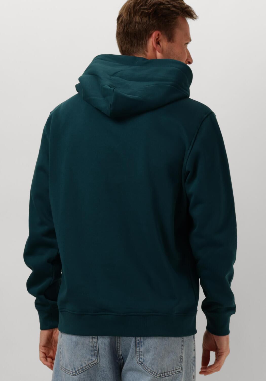 TOMMY JEANS Heren Truien & Vesten Tjm Reg Essential Flag Hood Ext Groen