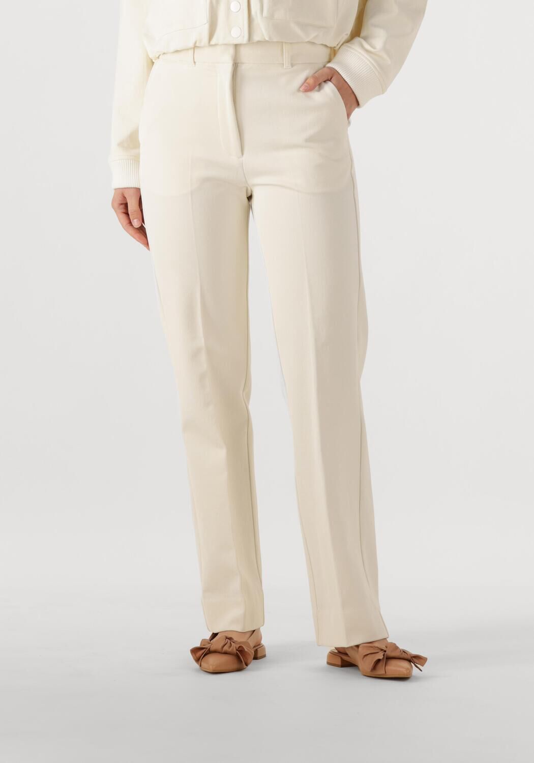 SECOND FEMALE Dames Broeken Lui New Trousers Beige