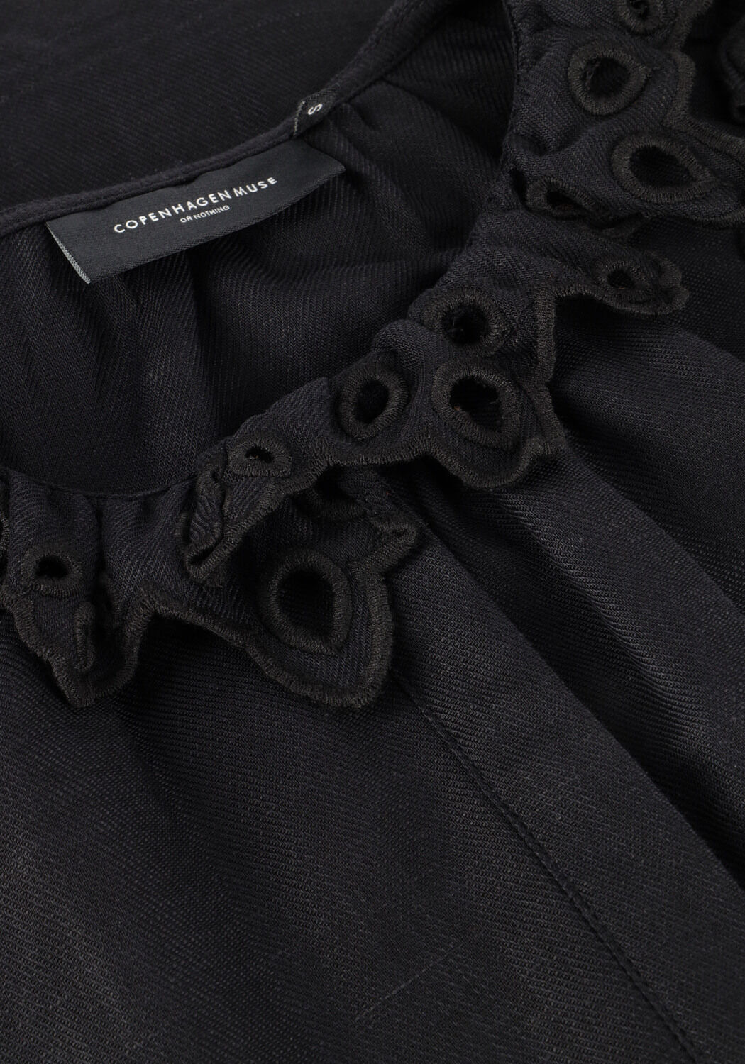 Zwarte COPENHAGEN MUSE Blouses NATULI SHIRT - large