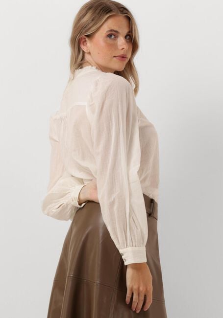 Witte RUBY TUESDAY Blouses IREM BLOUSE WITH SMALL PLEATS + BUTTONS PLACKET - large
