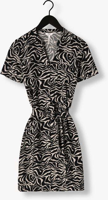 Zwarte OBJECT Mini jurk OBJSELINE S/S SHIRT DRESS - large