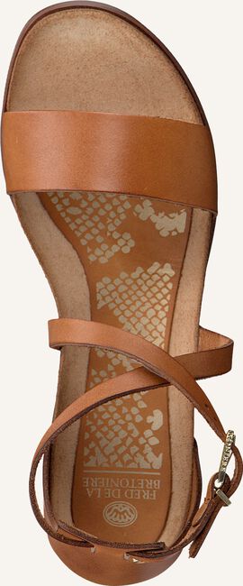 Cognac FRED DE LA BRETONIERE Platte sandalen 170010108 FRS0656 Cognac FRED DE LA BRETONIERE Platte sandalen 170010108 FRS0656 - large