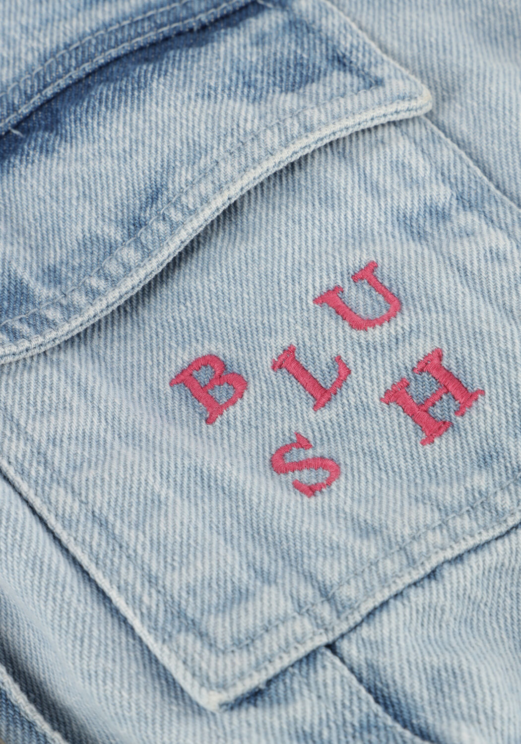 Lichtblauwe PETIT BLUSH Spijkerjas DENIM JACKET - large