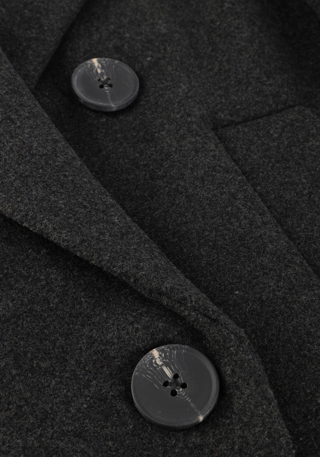 Donkergrijze INWEAR Mantel YUNAH IW LONG COAT - large