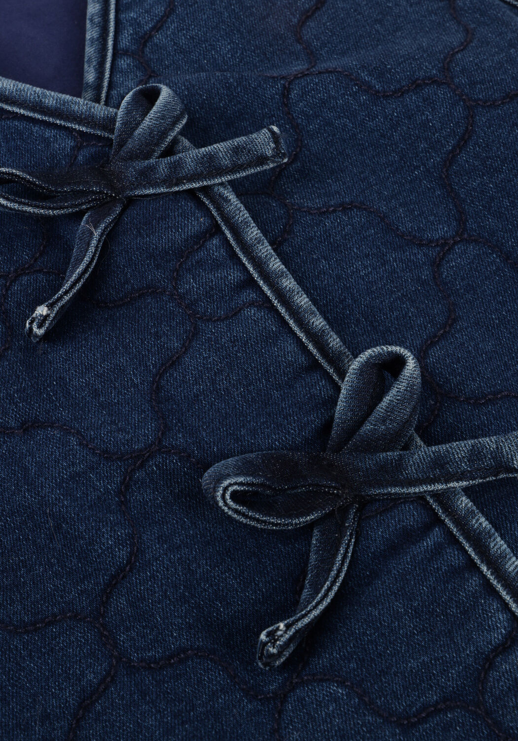 Donkerblauwe NONO Vest KABY DENIM GILET - large