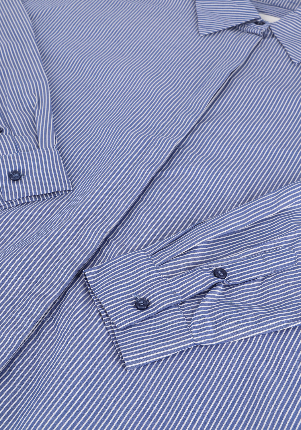 Blauwe MY ESSENTIAL WARDROBE Blouses 03 THE SHIRT - large