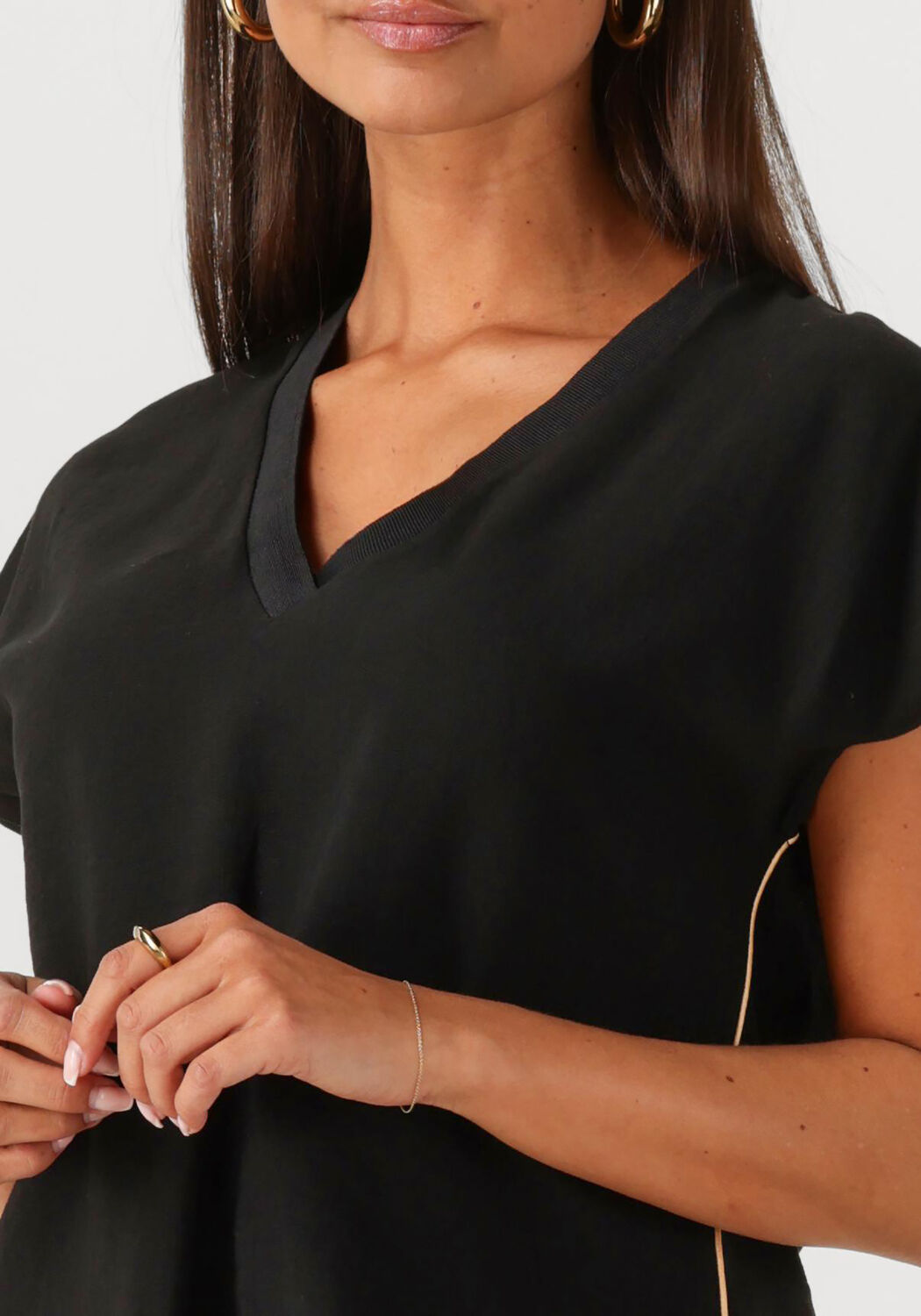 ACCESS Dames Tops & T-shirts 53-2001-396 Zwart