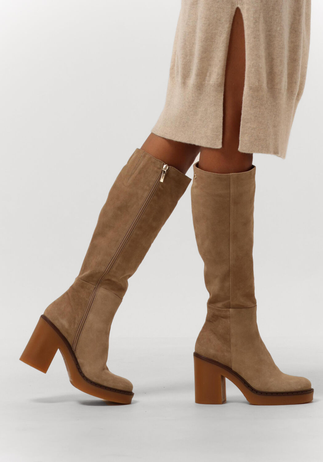 Taupe NOTRE V Hoge laarzen 32290 Omoda