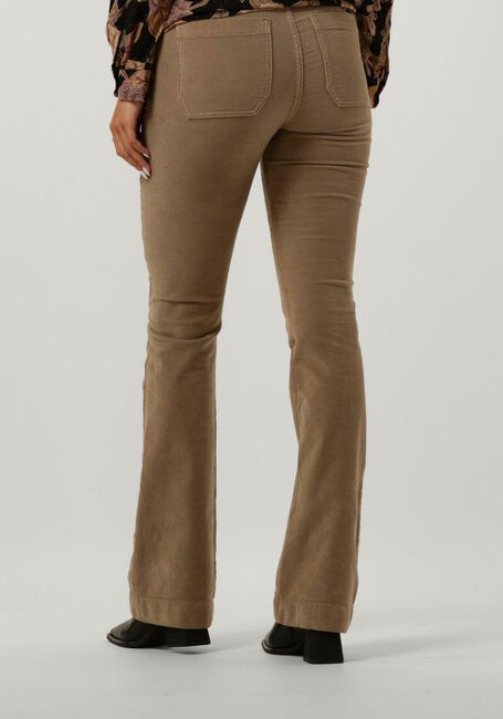 Camel BY-BAR Flared broek LEILA VELVET PANT - large