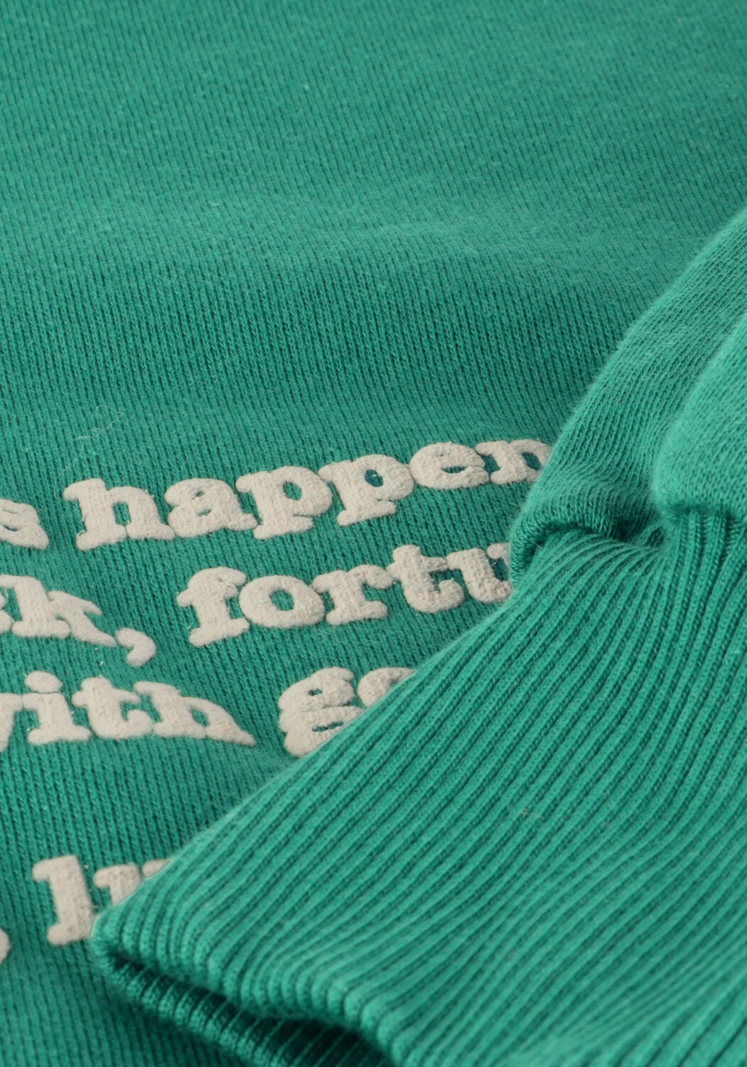 Groene BY-BAR Trui BIBI DICTIONARY BIG SWEATER - large