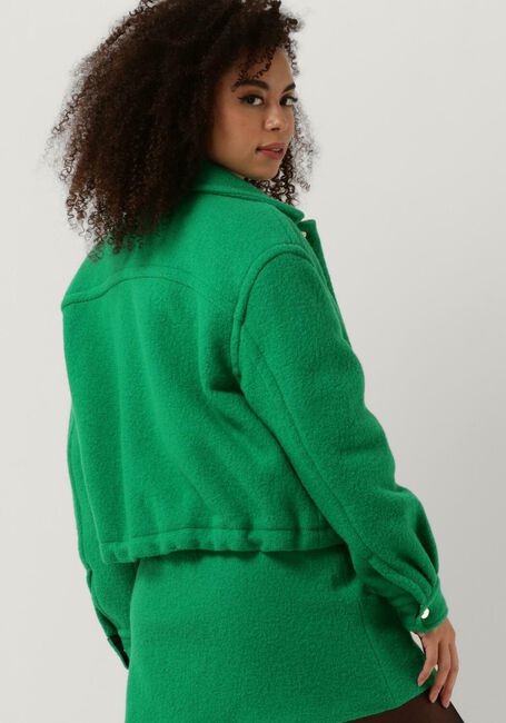 Groene VANILIA Jack CURL WOOL CROP - large
