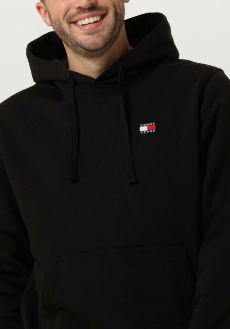 Zwarte TOMMY JEANS Trui TJM REG BADGE HOODIE EXT - large