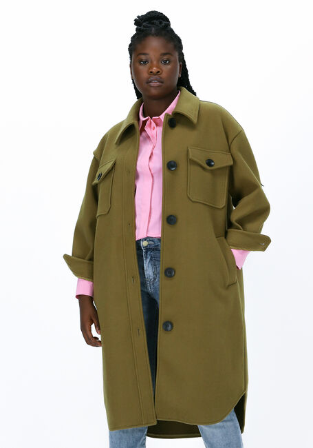 Groene GOOSECRAFT Mantel GC GIGI SOLID JACKET - large