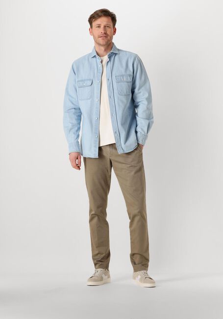 Blauwe PROFUOMO Overshirts OVERSHIRT DENIM LIGHT - large