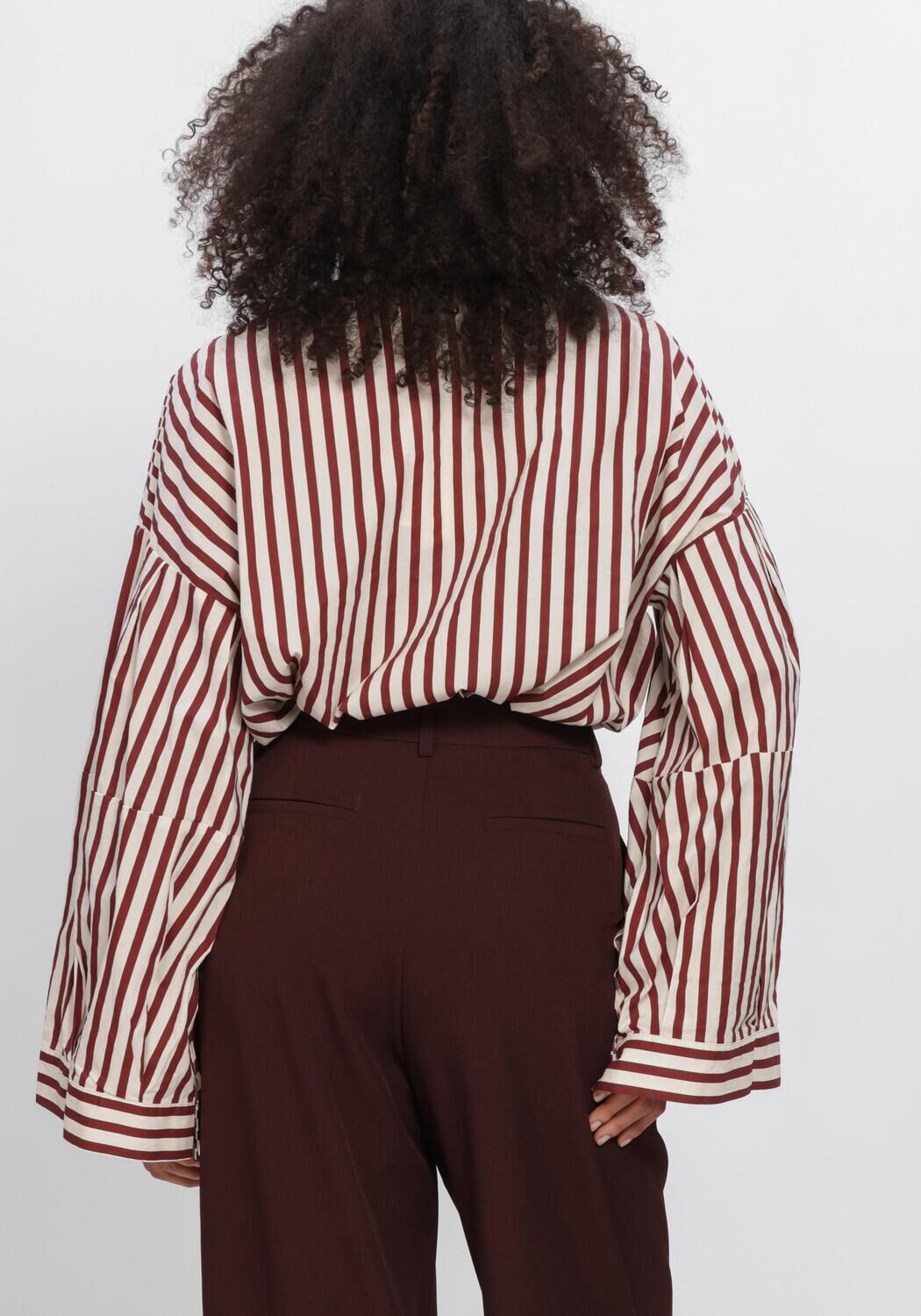 Bordeaux AIMEE THE LABEL Blouses OSLOW6 BLOUSE - large