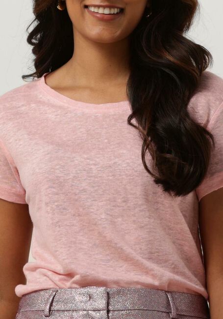 Roze SECOND FEMALE T-shirt PEONY O-NECK TEE - large