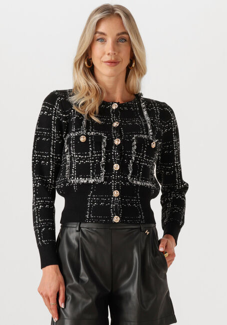 Zwarte SILVIAN HEACH Vest CARDIGAN SALONIKO - large
