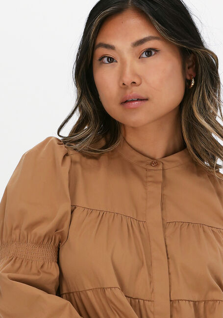 Camel LEVETE ROOM Blouses ISLA SOLID 15 - large