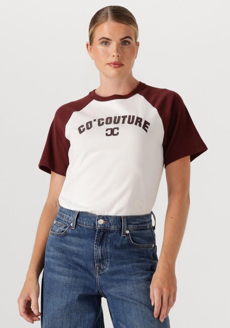 Ecru CO'COUTURE T-shirt EDGECC BLOCK TEE - large