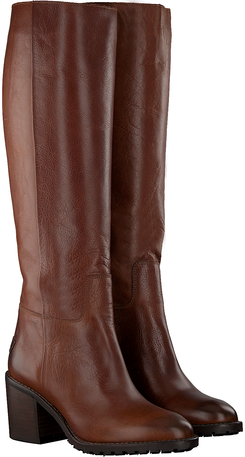 Cognac SHABBIES Hoge laarzen 193020062 | Omoda shabbies Dames Laarzen in maat 37 | KLEDING.nl