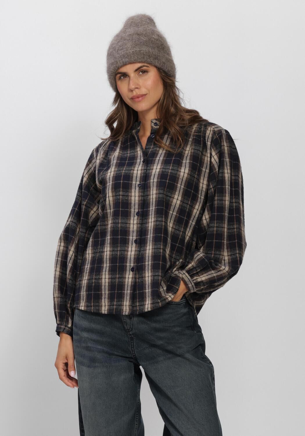 Multi BY-BAR Blouses JAGGER CHECK BLOUSE - large