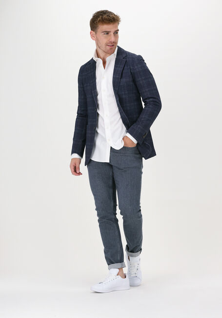 Donkerblauwe PROFUOMO Colberts JACKET KNITTED CH - large