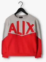 Rode ALIX THE LABEL Sweater LADIES KNITTED COLOURBLOCKING SWEATER