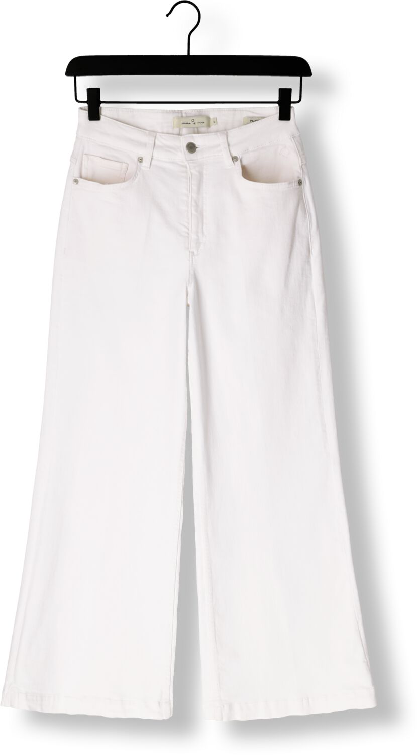 CIRCLE OF TRUST Dames Jeans Palmer Wide Leg Dnm Wit