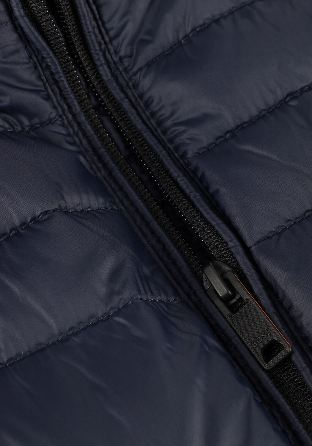 Donkerblauwe BOSS ORANGE Gewatteerde jas ODEN - large