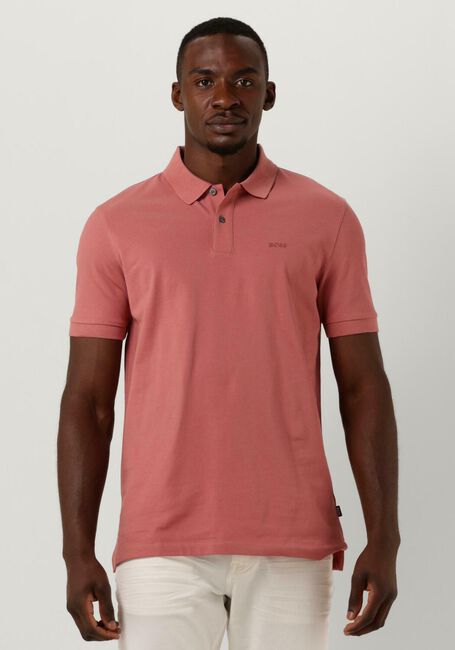 Roze BOSS Polo PALLAS - large