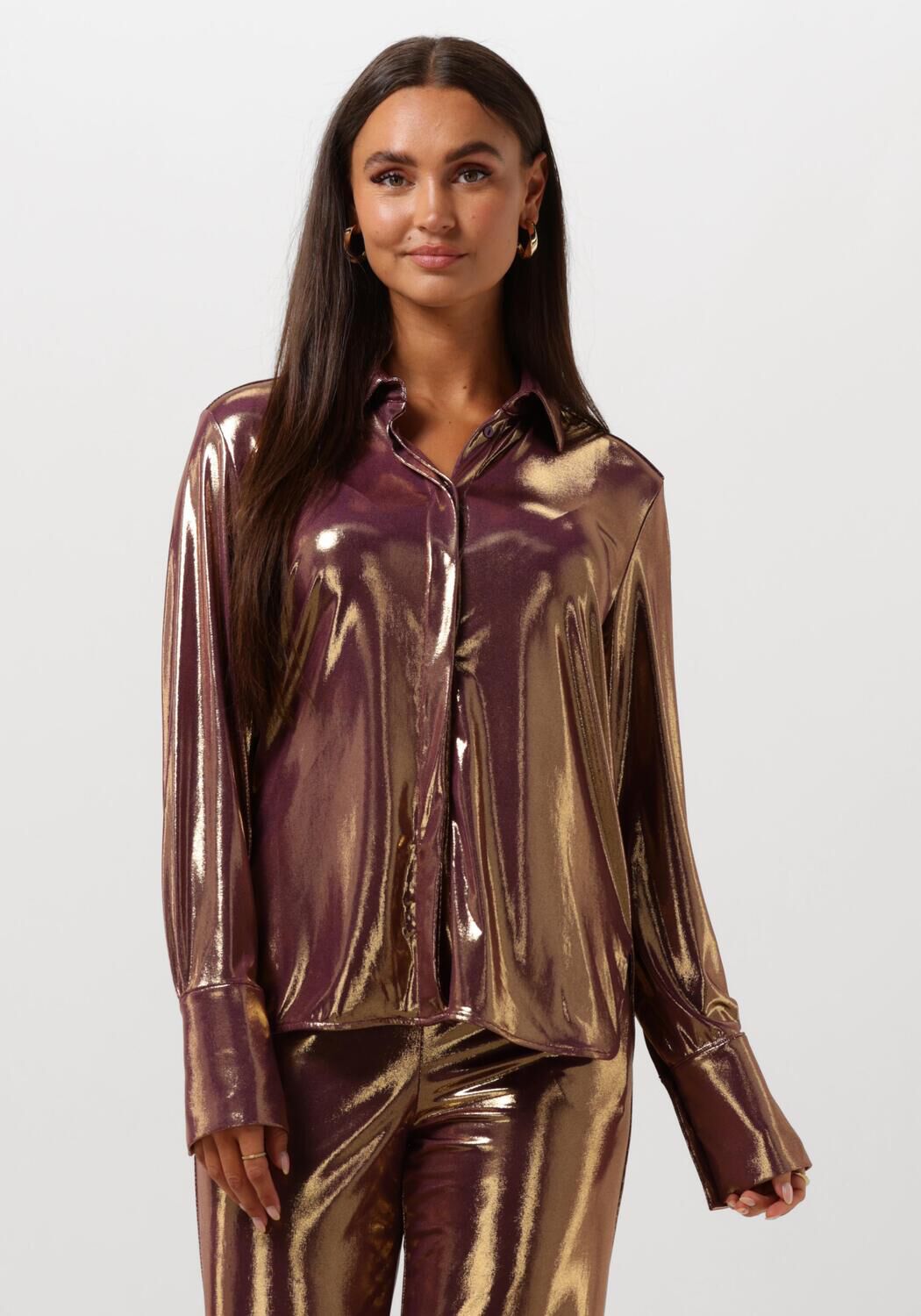 Amaya Amsterdam Paarse Nora Blouse Damesmode Purple Dames