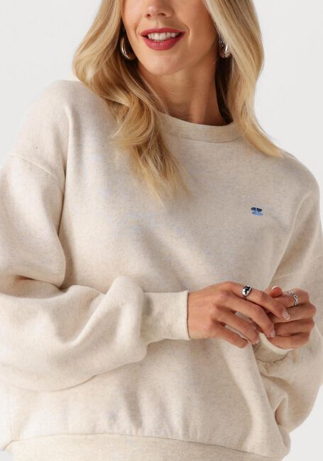 Ecru BY-BAR Sweater BIBI DANCING MELANGE SWEATER - large