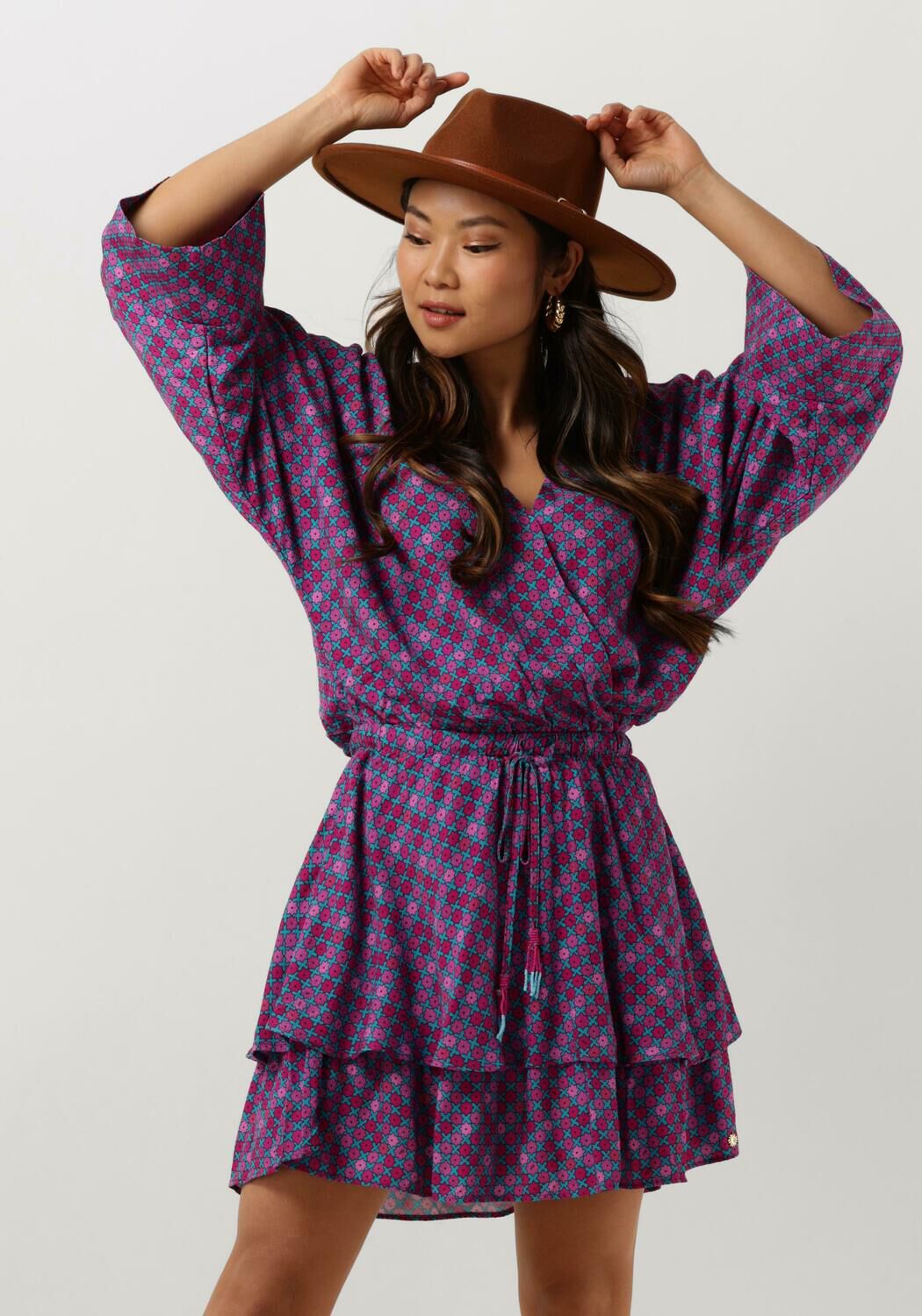 Harper & Yve Navy Blue Mini Dress Freddy-dr Purple Dames