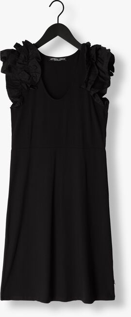 Zwarte JANSEN AMSTERDAM Midi jurk FIONA - large