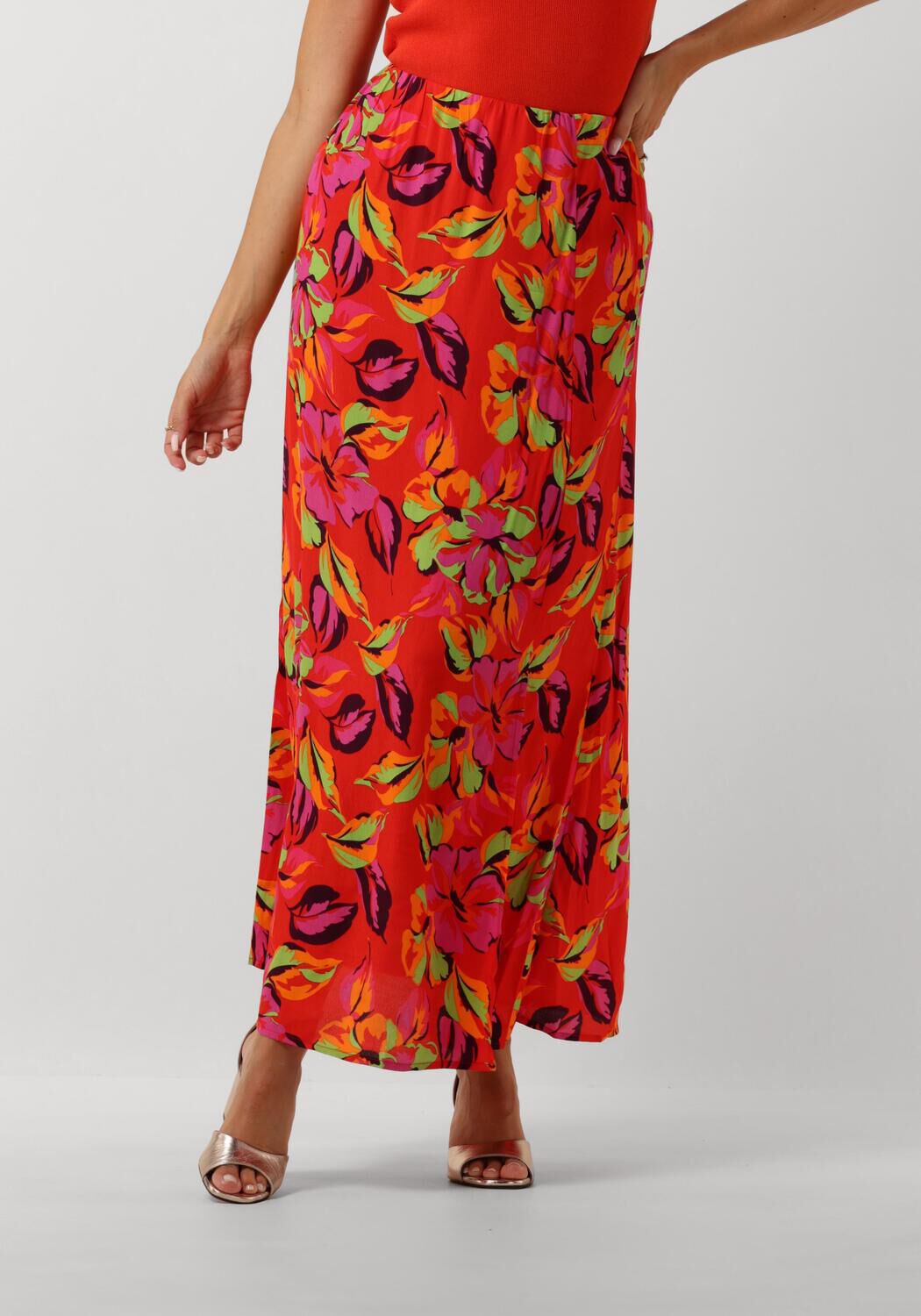 Y.A.S Kleurrijke Midi Rok voor Dag of Nacht Multicolor Dames