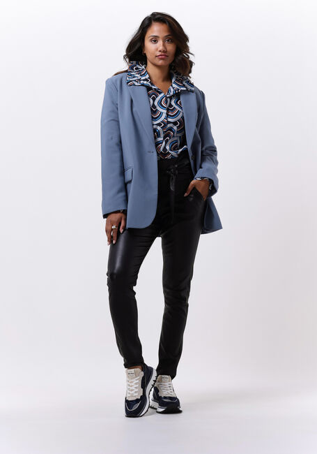 Blauwe DEA KUDIBAL Blouses MIMI NS (CO) - SHIRT WITH RUFFLES - large