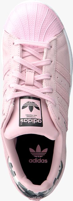 Roze ADIDAS Lage sneakers SUPERSTAR J - large