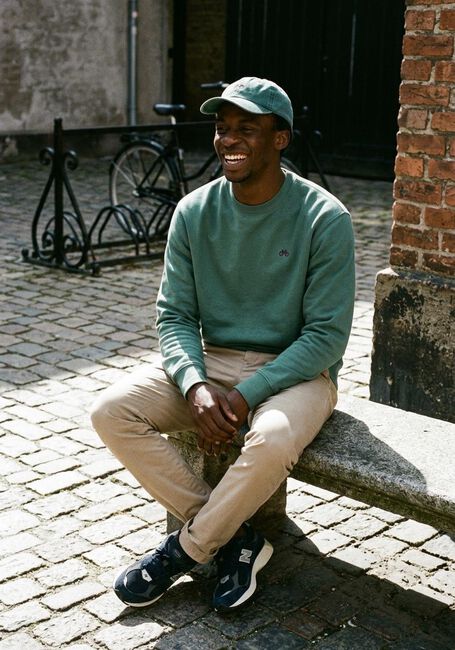 Groene STR&Oslash;M Clothing Sweater SWEATER - large