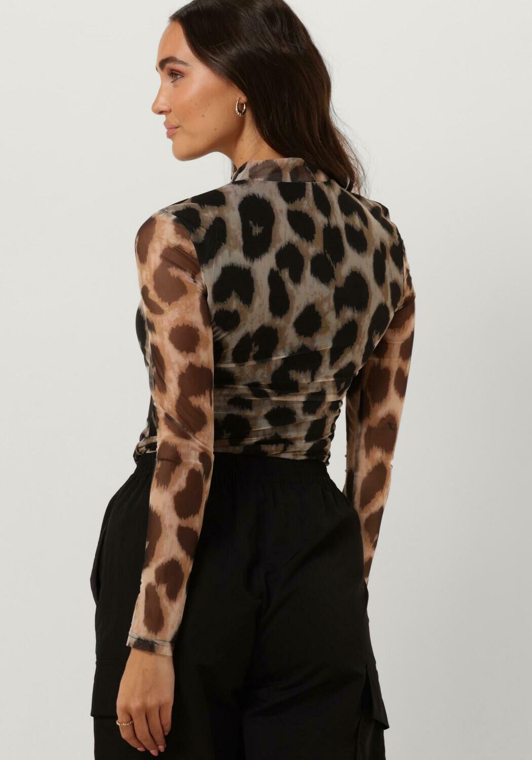 REFINED DEPARTMENT Dames Tops & T-shirts Loisa Leopard