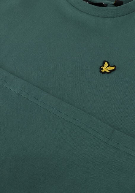 Donkergroene LYLE & SCOTT T-shirt PLAIN T-SHIRT - large