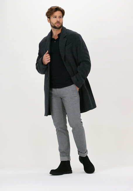 Lichtgrijze TOMMY HILFIGER Pantalon BLEECKER FAKE SOLID WOOL LOOK Lichtgrijze TOMMY HILFIGER Pantalon BLEECKER FAKE SOLID WOOL LOOK - large