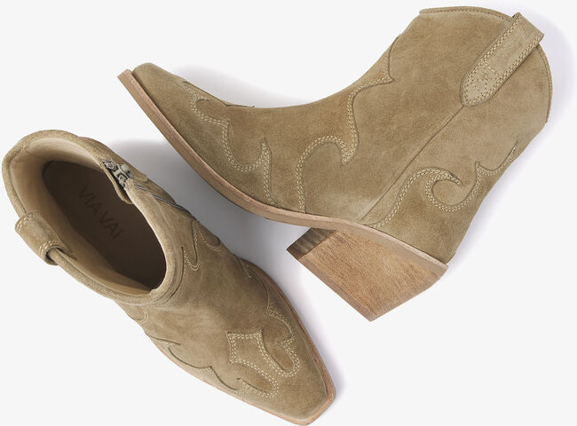 Beige VIA VAI Enkellaarsjes EVELINE RILEY - large