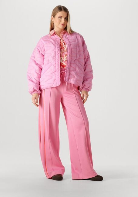 Roze POM AMSTERDAM Jassen JACKET QUILTED CHEERING PINK - large