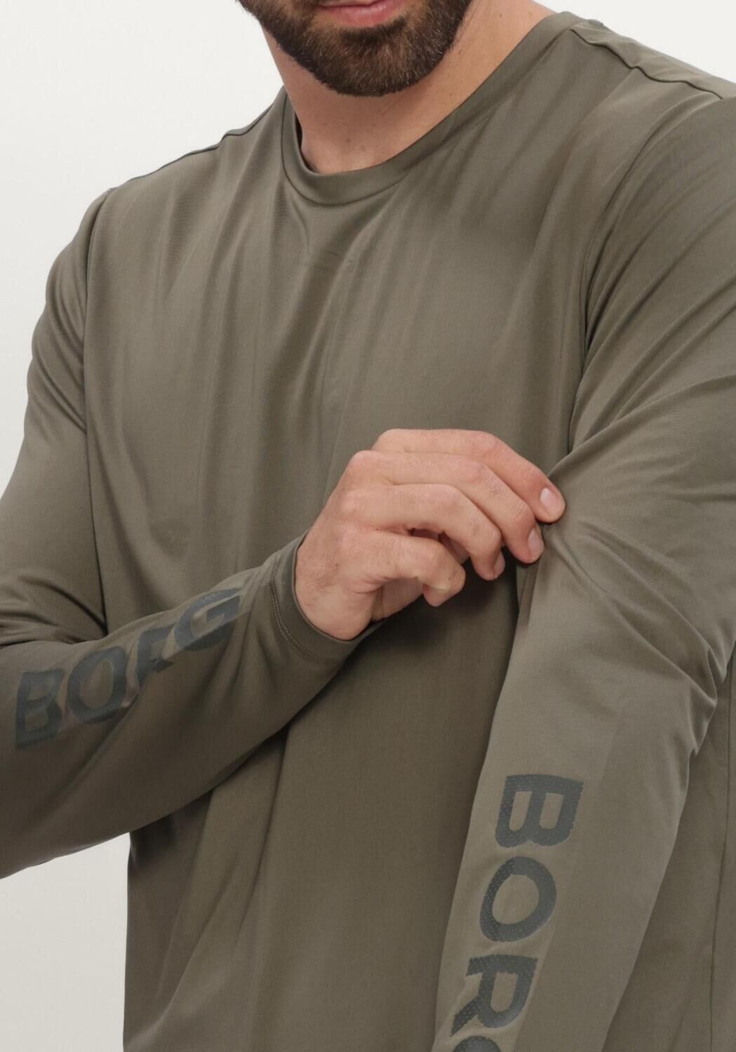 BJORN BORG Heren Polo's & T-shirts Borg Long Sleeve T-shirt Khaki