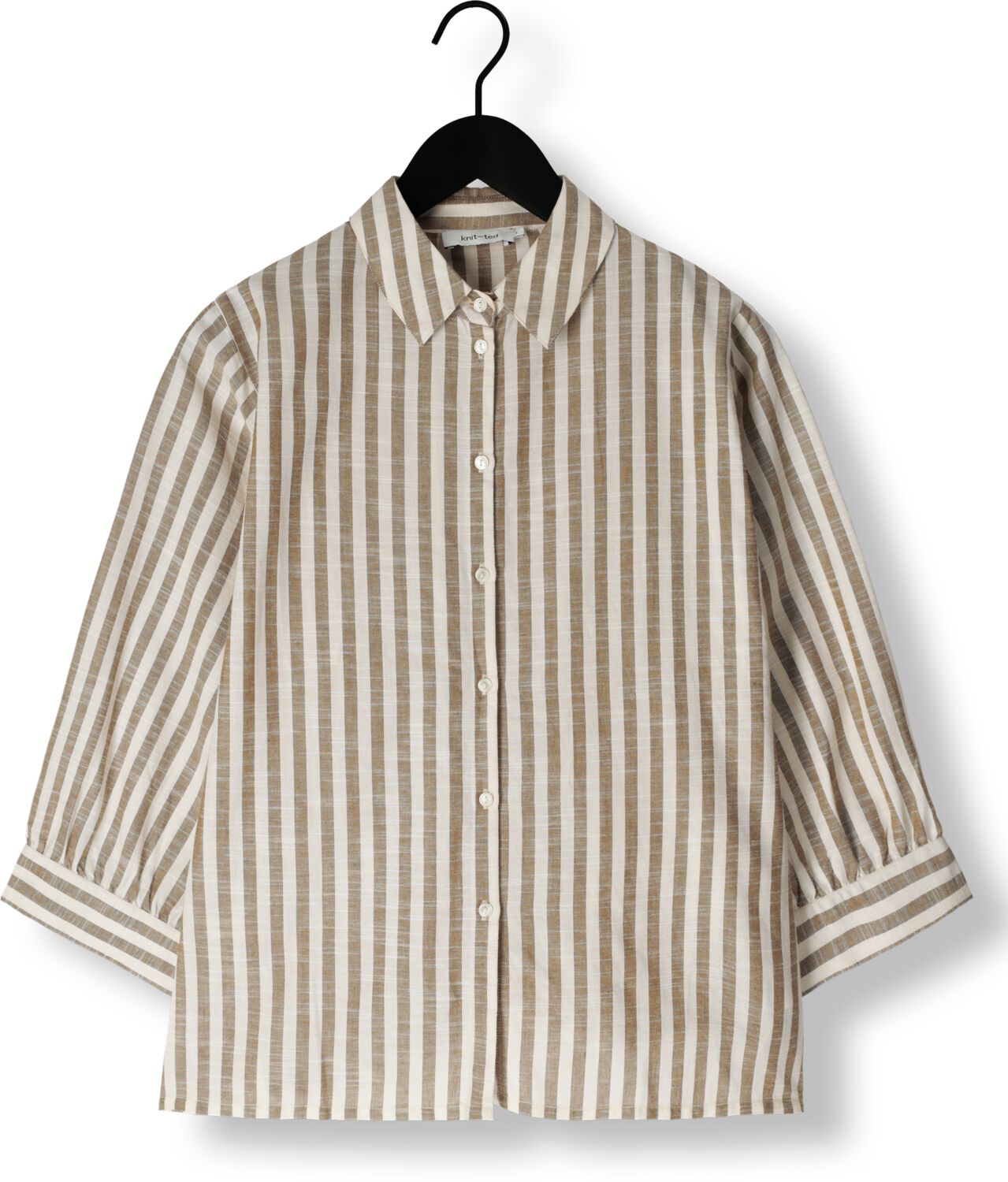 KNIT-TED Dames Blouses Becca Khaki