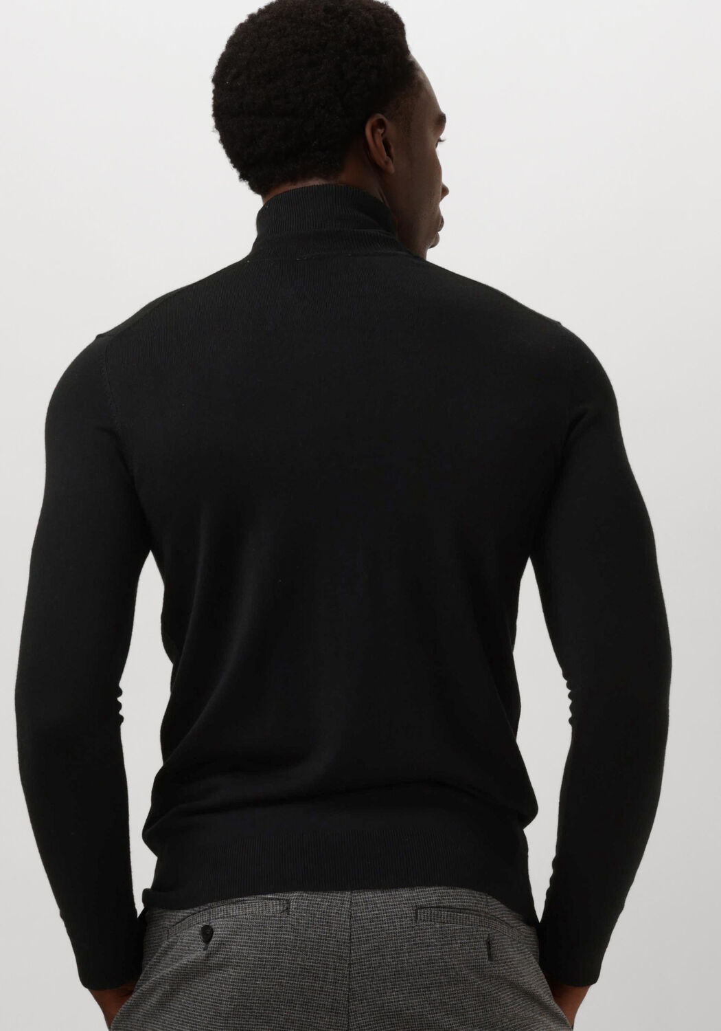PROFUOMO Heren Truien & Vesten Pullover Roll Neck Zwart
